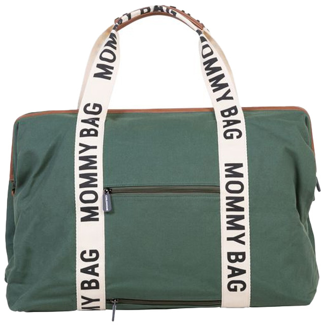 Рюкзаки и сумки - Сумка Childhome Mommy bag Signature canvas green (CWMBBSCGR)#4
