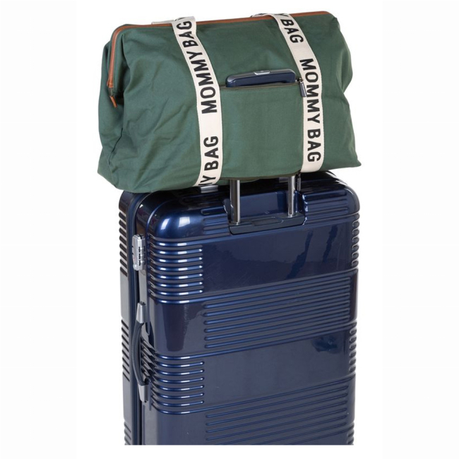 Рюкзаки и сумки - Сумка Childhome Mommy bag Signature canvas green (CWMBBSCGR)#6