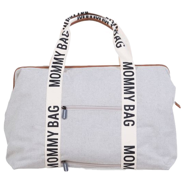 Рюкзаки и сумки - Сумка Childhome Mommy bag Signature canvas off white (CWMBBSCOW)#3