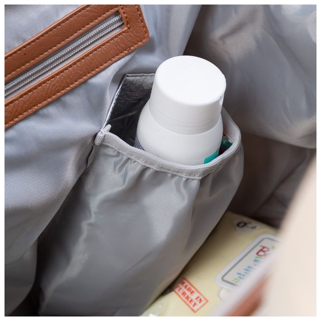 Рюкзаки и сумки - Сумка Childhome Mommy bag Signature canvas off white (CWMBBSCOW)#5