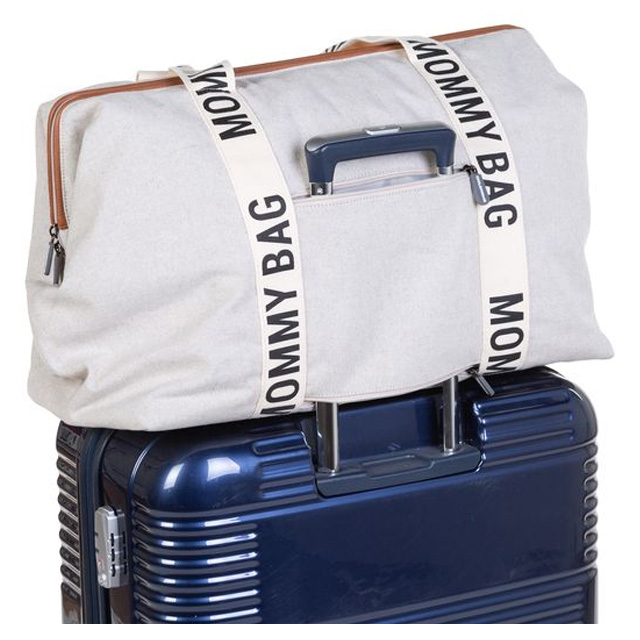 Рюкзаки и сумки - Сумка Childhome Mommy bag Signature canvas off white (CWMBBSCOW)#7