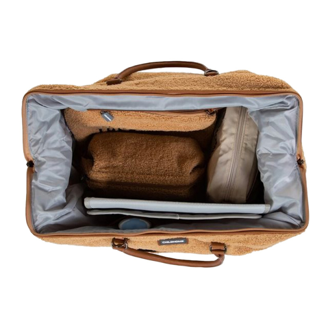 Рюкзаки и сумки - Сумка Childhome Mommy bag teddy beige (CWMBBT)#5