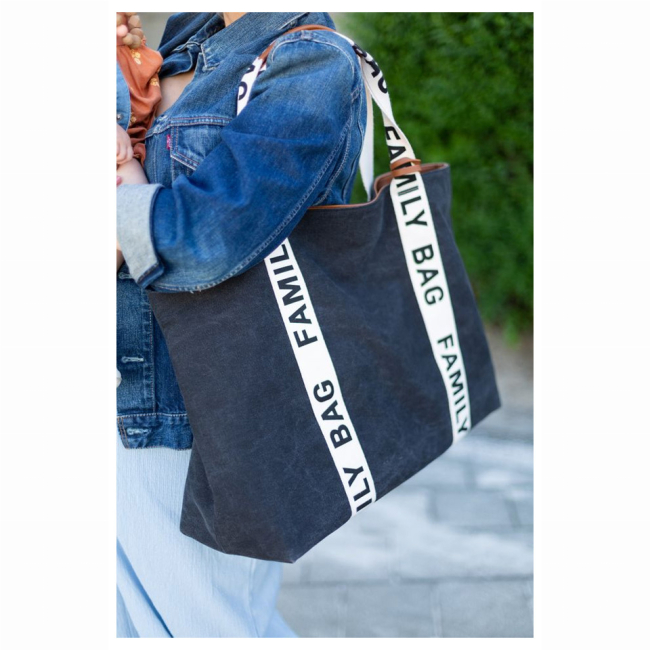 Рюкзаки и сумки - Сумка Childhome Family bag canvas black (CWFBSCBL)#6