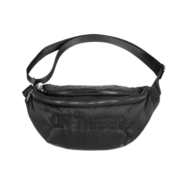 Рюкзаки и сумки - Сумка через плечо Childhome Banana bag puffered black (CWBANAPBL)#2