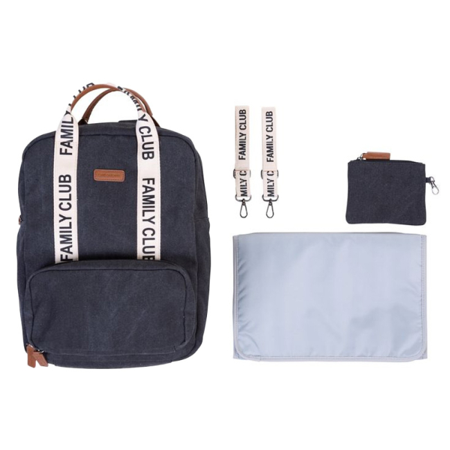 Рюкзаки та сумки - Рюкзак Childhome Family club canvas black (CWBPSCBL)#4