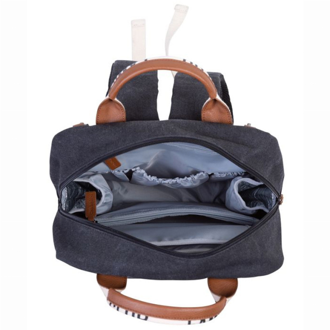 Рюкзаки та сумки - Рюкзак Childhome Family club canvas black (CWBPSCBL)#5