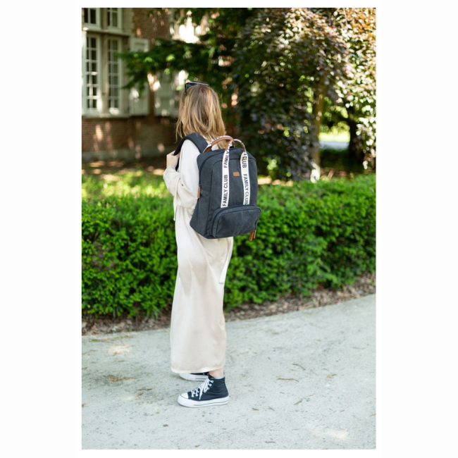 Рюкзаки та сумки - Рюкзак Childhome Family club canvas black (CWBPSCBL)#7