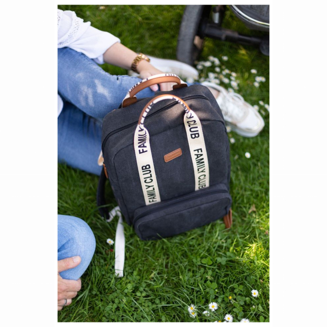 Рюкзаки та сумки - Рюкзак Childhome Family club canvas black (CWBPSCBL)#8