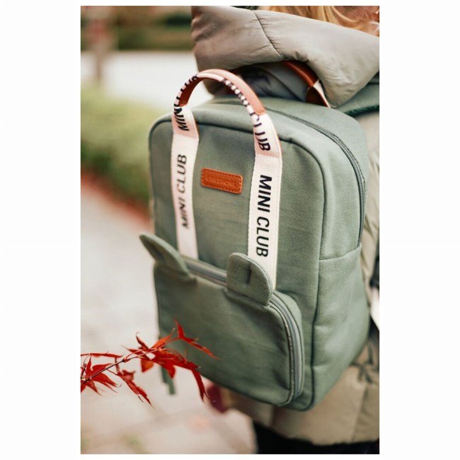 Рюкзаки и сумки - Рюкзак Childhome Mini Club canvas green (CWKIDSCGR)#6