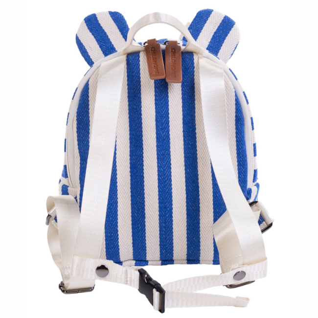 Рюкзаки та сумки - Рюкзак Childhome My first bag stripes electric blue (CWKIDBSTBL)#3