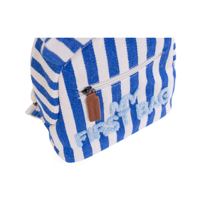 Рюкзаки та сумки - Рюкзак Childhome My first bag stripes electric blue (CWKIDBSTBL)#5