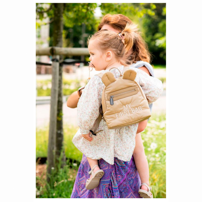 Рюкзаки та сумки - Рюкзак Childhome My first bag puffered beige (CWKIDBPBE)#6