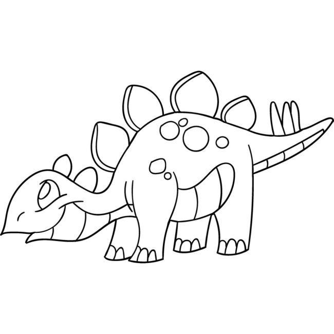 Товары для рисования - Раскраска Art Craft Стегозаврик (15057-AC)#2