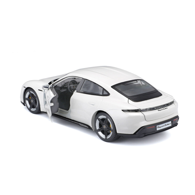 Автомодели - Автомодель Bburago Porsche Taycan Turbo S белый 1:24 (18-21098/2)#3