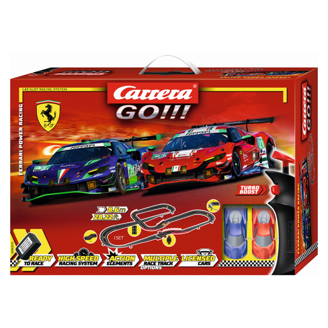 Автотреки - Игровой набор Carrera Автотрек GO!!! Мощная гонка Ferrari (CR-20062575)#4