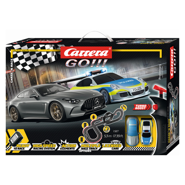 Автотреки - Игровой набор Carrera Автотрек GO!!! Преследование и гонка (CR-20062577)#4