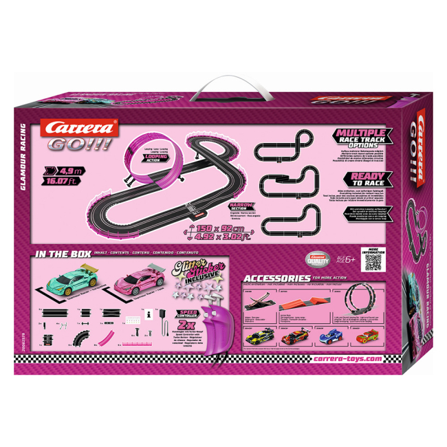 Автотреки - Игровой набор Carrera Автотрек GO!!! Гламурная гонка (CR-20062579)#5