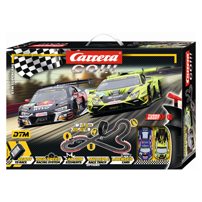 Автотреки - Игровой набор Carrera Автотрек GO!!! Суперкары DTM (CR-20062595)#4