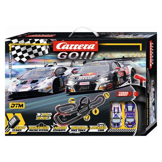 Автотреки - Игровой набор Carrera Автотрек GO!!! Гиганты скорости DTM (CR-20062596)#4