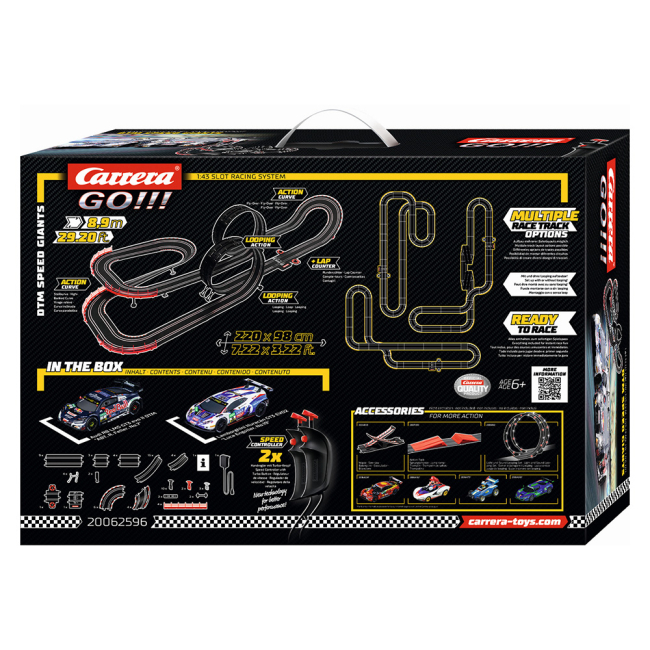 Автотреки - Игровой набор Carrera Автотрек GO!!! Гиганты скорости DTM (CR-20062596)#5
