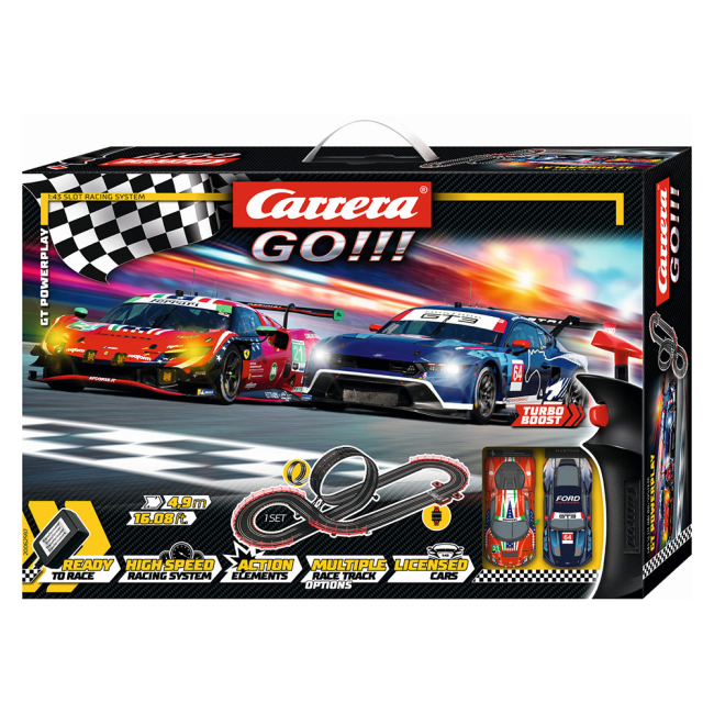 Автотреки - Игровой набор Carrera Автотрек GO!!! GT Powerplay (CR-20062597)#4