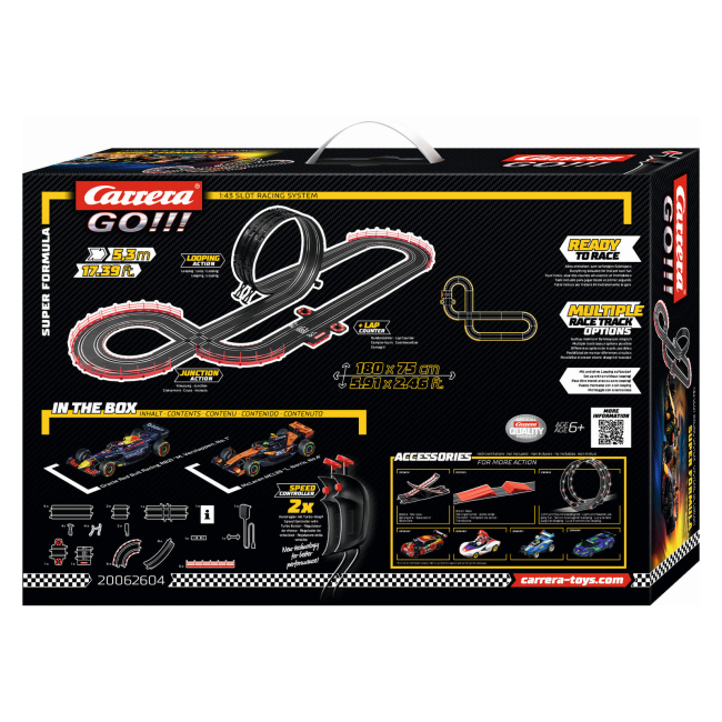 Автотреки - Ігровий набір Carrera Автотрек GO!!! Супер Формула (CR-20062604)#5