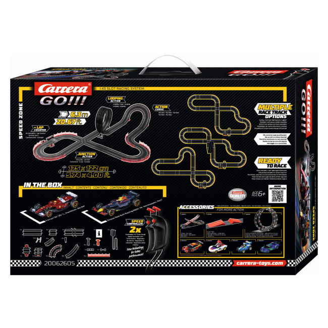 Автотреки - Игровой набор Carrera Автотрек GO!!! Зона скорости (CR-20062605)#5