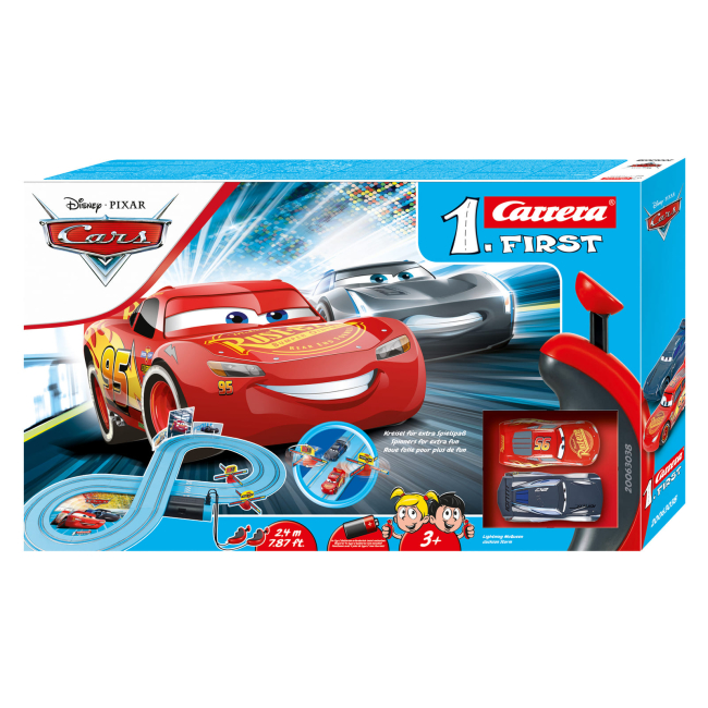 Автотреки - Ігровий набір Carrera Автотрек First Disney Pixar Cars Потужна дуель (CR-20063038)#4