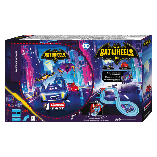 Автотреки - Игровой набор Carrera Автотрек First Батвилс готов к движению (CR-20063048)#5