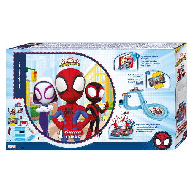 Автотреки - Ігровий набір Carrera Автотрек First Спайді Вперед, Спайді, вперед! (CR-20063050)#5