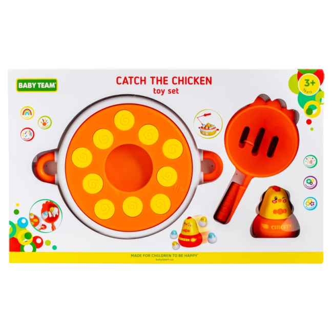 Розвивальні іграшки - ​Ігровий набір Baby Team Впіймай курча (8674)#6