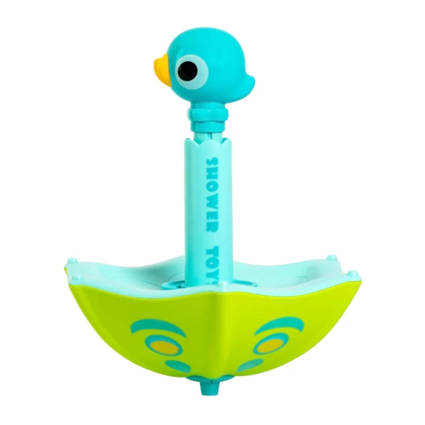 Розвивальні іграшки - Іграшка для ванни Baby Team Парасолька салатово-блакитна (9032/1)#3