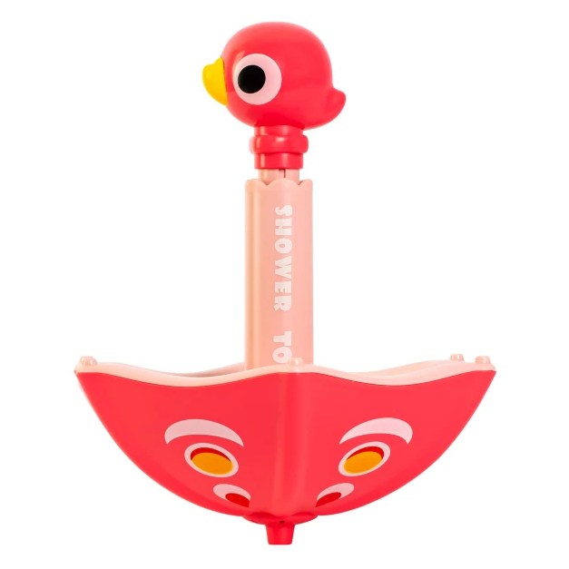 Розвивальні іграшки - ​Іграшка для ванни Baby Team Парасолька червоно-рожева (9032/2)#2