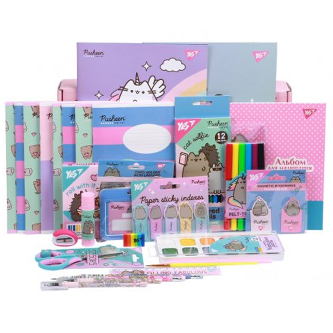 Канцтовары - Набор канцелярии Yes Pusheen 29 предметов (450245)#3