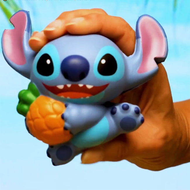 Антистрес іграшки - Іграшка-сквіш Sbabam Disney Пригоди Стіча Стіч з ананасом (82/CN24/2)#2