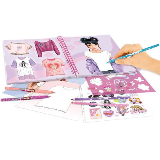 Товари для малювання - ​Книжка для розфарбовування Top Model Футболки (0413585)#3