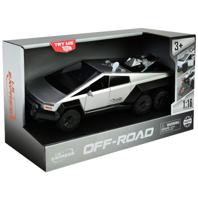 Транспорт і спецтехніка - Ігровий набір Країна Іграшок Машинка сіра (WY1142A )#5