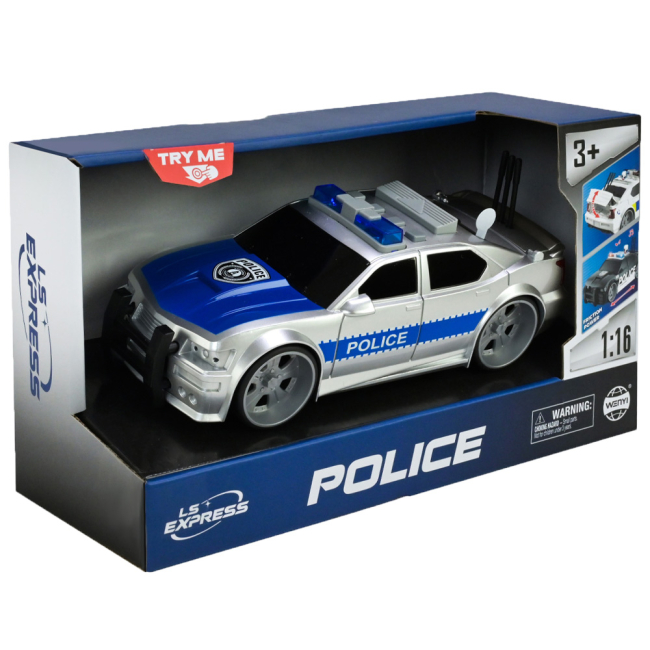 Транспорт і спецтехніка - Поліцейська машина Країна Іграшок (WY620B)#5