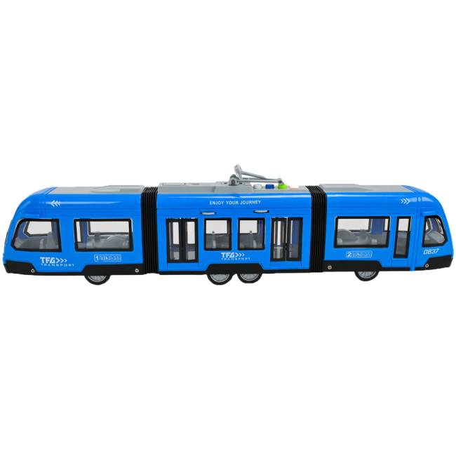 Залізниці та потяги - Іграшковий поїзд Країна Іграшок Блакитний (WY930AB/1)#3