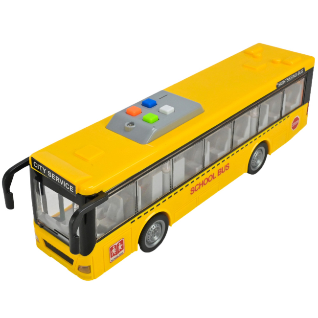 Транспорт і спецтехніка - Автобус Країна Іграшок жовтий (WY910AB/1)#2