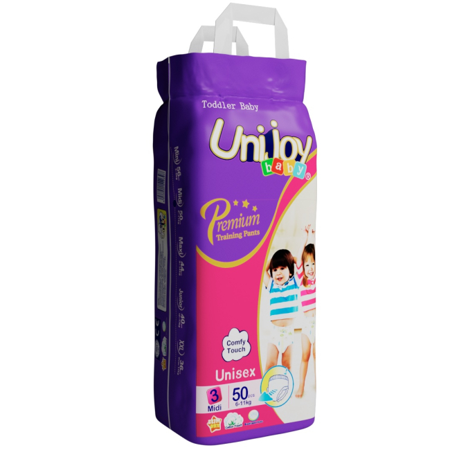 Товари для догляду - Підгузки-трусики Unijoy Premium М 6-9 кг 50 шт (6973920542438)#2