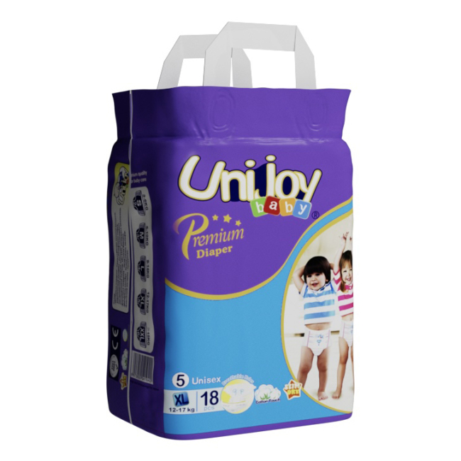 Товары по уходу - Подгузники Unijoy Premium XL 12-17 кг 18 шт (6973920541042)#2