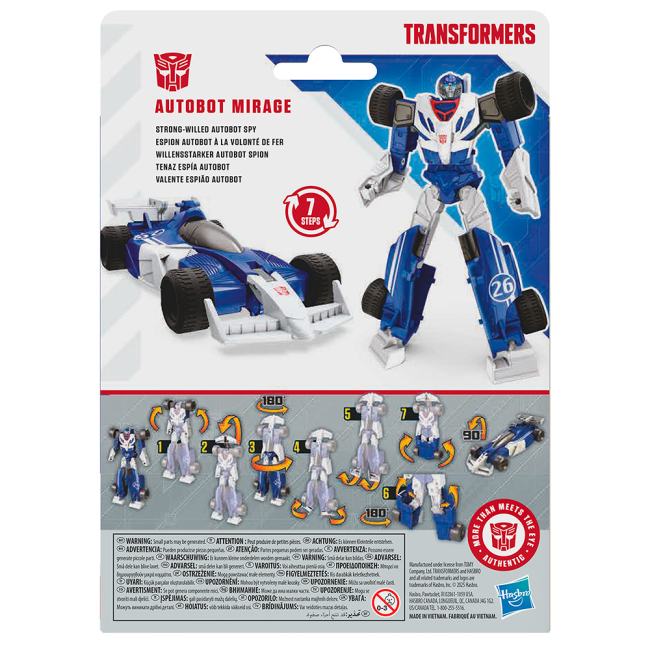 Трансформери - ​Трансформер Transformers 7 кроків Міраж (E0694/G1002)#6