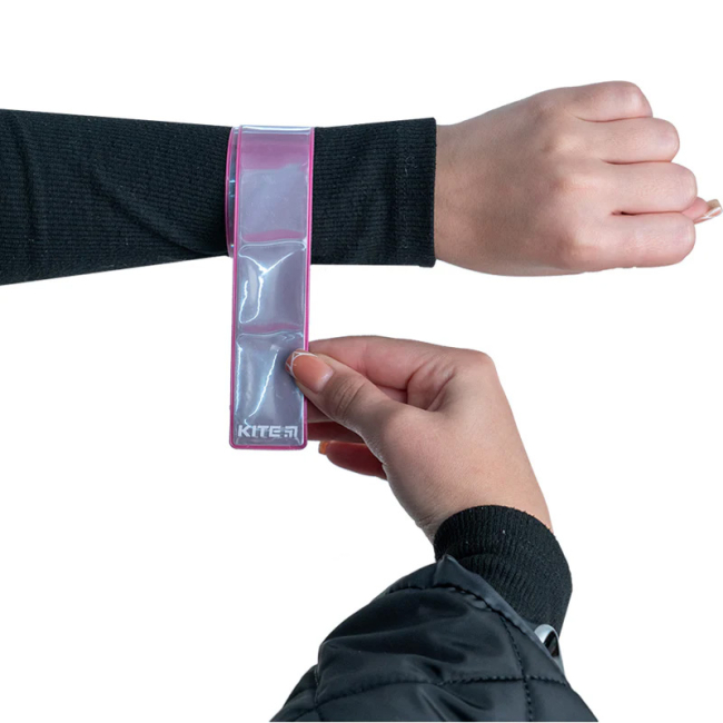 Біжутерія та аксесуари - Набір браслетів світловідбиваючих Kite бузковий (K23-108-4)#3