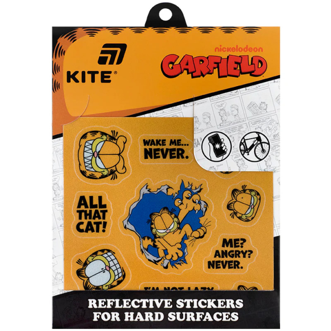 Бижутерия и аксессуары - Набор стикеров светоотражающих Kite для твердых поверхностей GF (GF25-115)#2