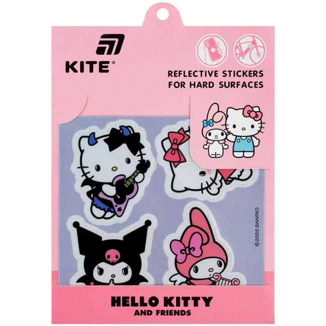 Бижутерия и аксессуары - Набор стикеров светоотражающих Kite для твердых поверхностей HK (HK25-115)#2