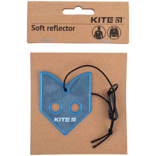 Бижутерия и аксессуары - Подвеска мягкая светоотражающая Kite фигурная голубая (K23-111-1)#2