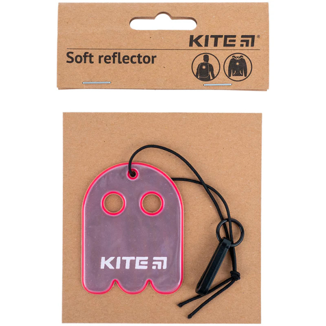 Біжутерія та аксесуари - ​Підвіска м'яка світловідбиваюча Kite фігурна рожева (K23-111-2)#2