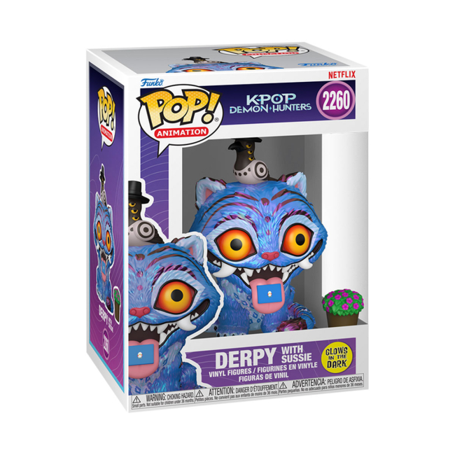 Фигурки персонажей - Фигурка Funko Pop K-Pop Demon hunters Тигр с Сорокой и цветок GW (94693)#2