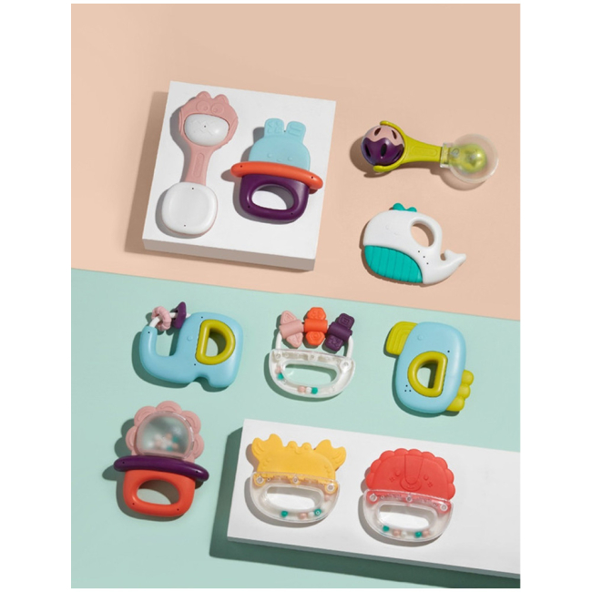 Брязкальця, прорізувачі - Набір брязкалець Beiens 10 шт (YZ42)#3